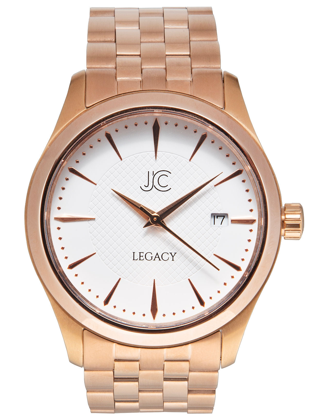 Legacy Rose White Dress Watch