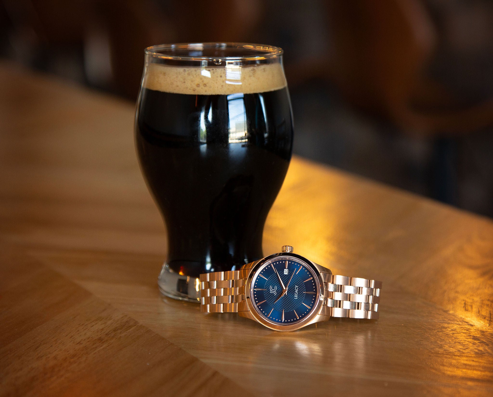 Legacy Rose Blue Dress Watch