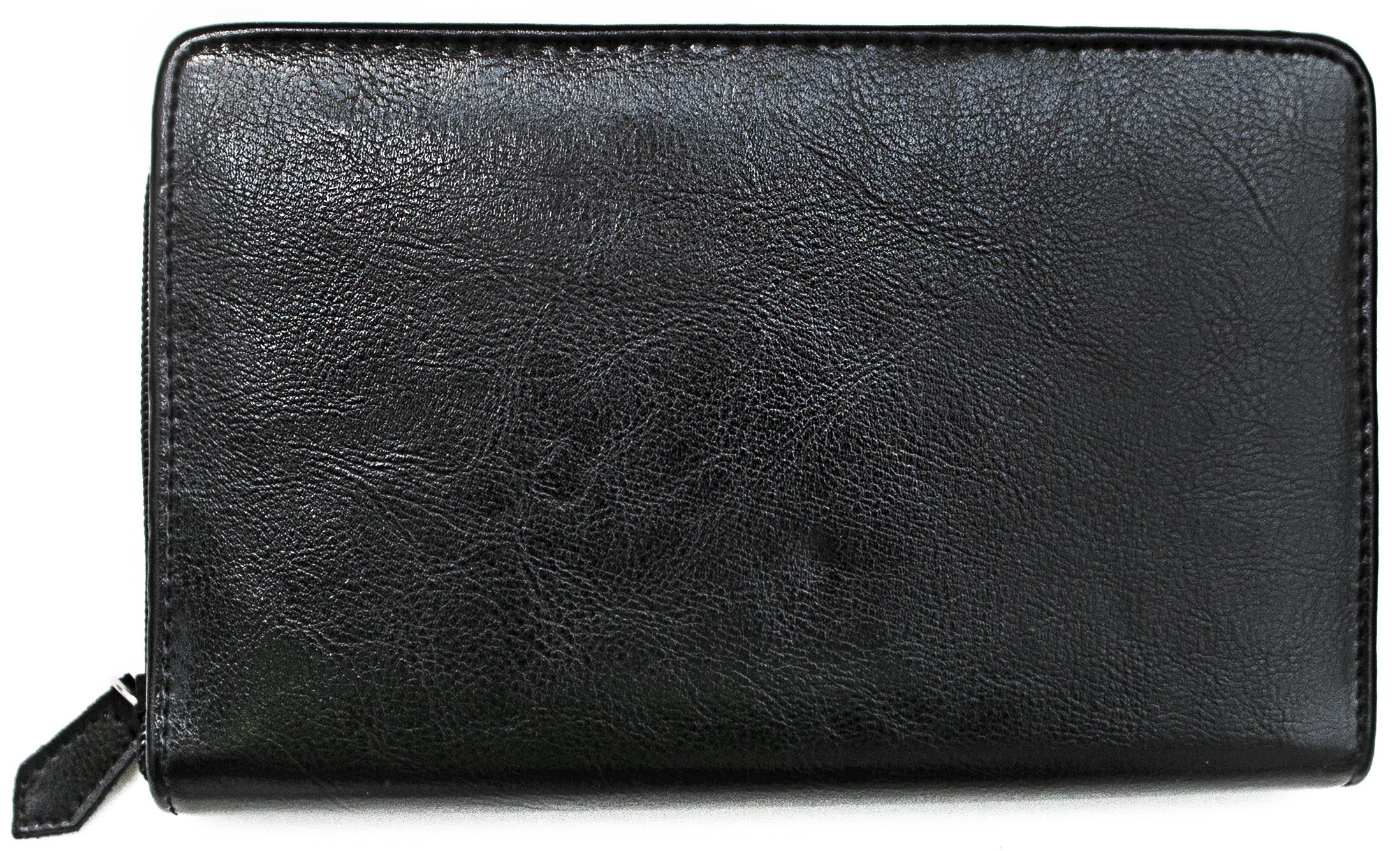 Leather Travel Watch Wallet - Black
