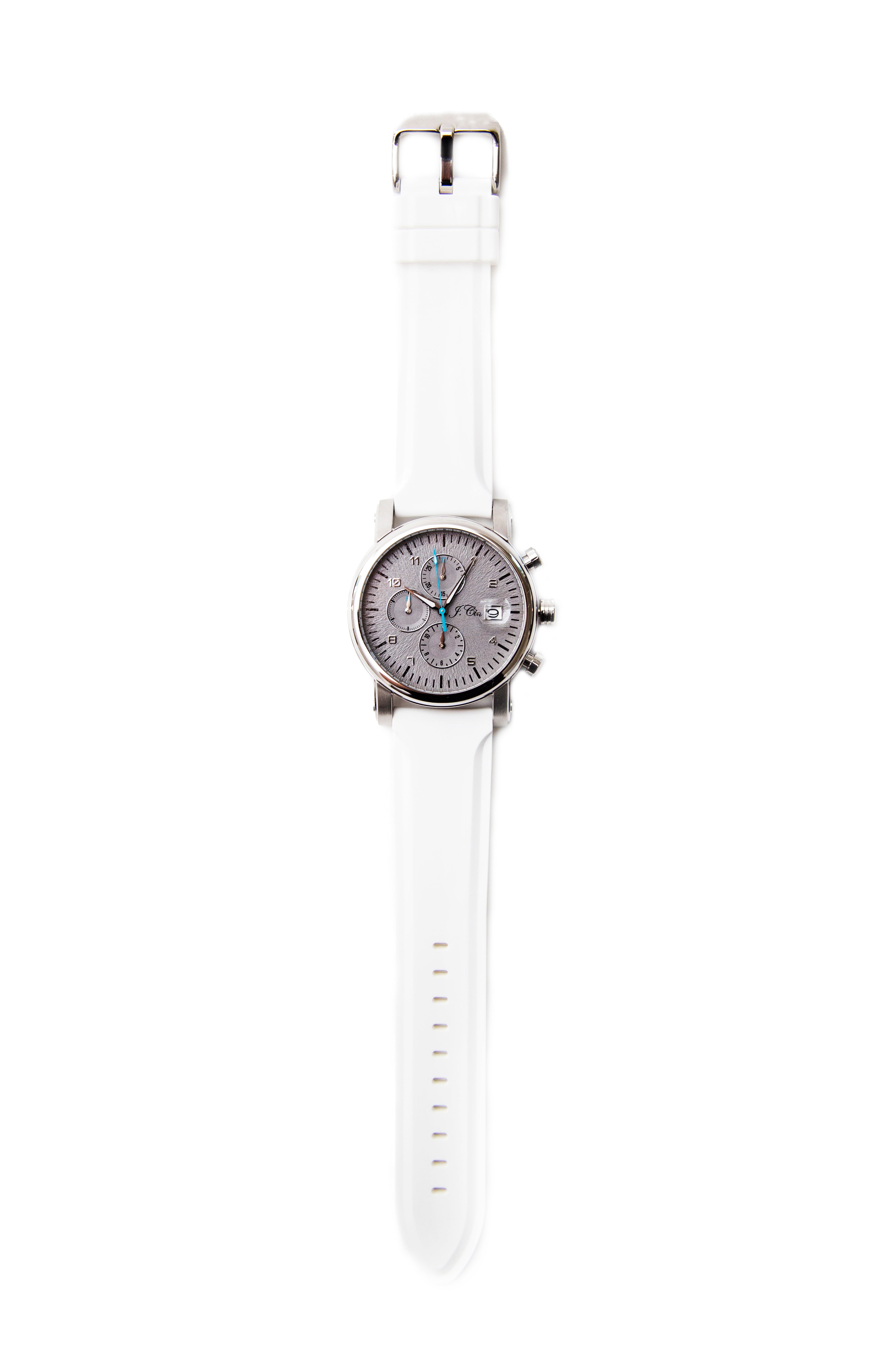 White Silicone Watch Strap