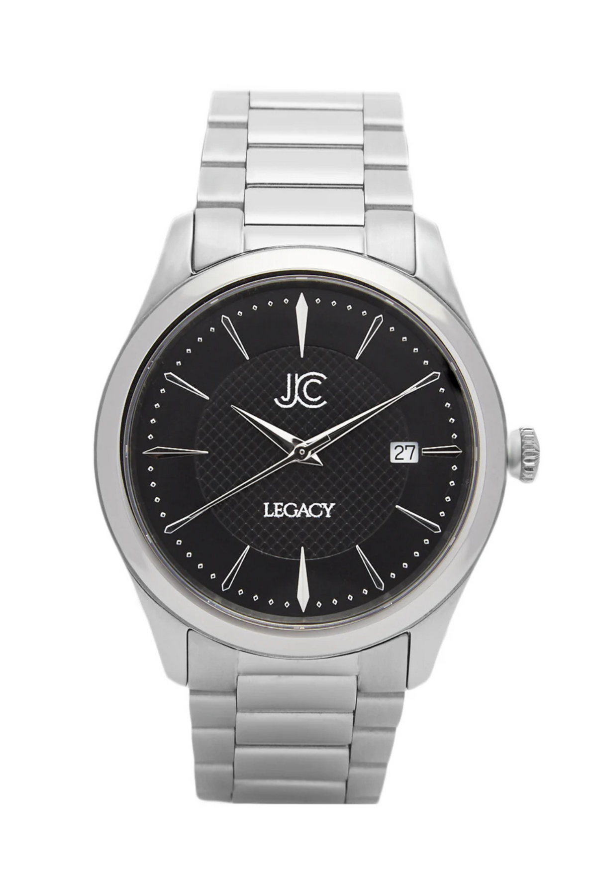 Legacy Steel Black Dress Watch Automatic (Miyota 8315) - / Stainless Steel Metal Bracelet Legacy Steel Black Dress Watch Automatic (Miyota 8315) - / Stainless Steel Metal Bracelet