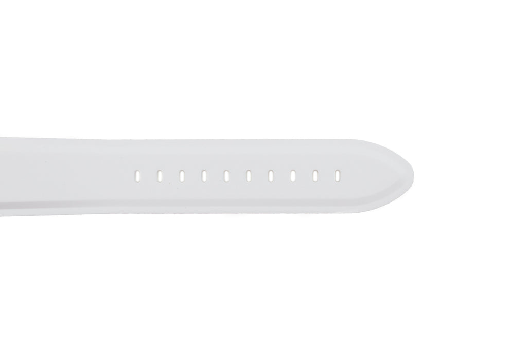 White Silicone Watch Strap