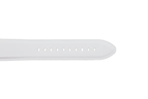 White Silicone Watch Strap