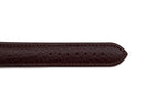 Brown Genuine Shrunken Leather Watch Strap