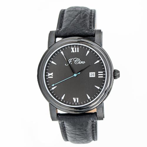 J.Ciro Ambassador Stealth Black Dress Watch