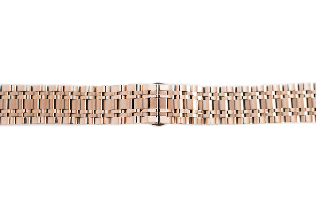 Rose Gold Metal Watch Band