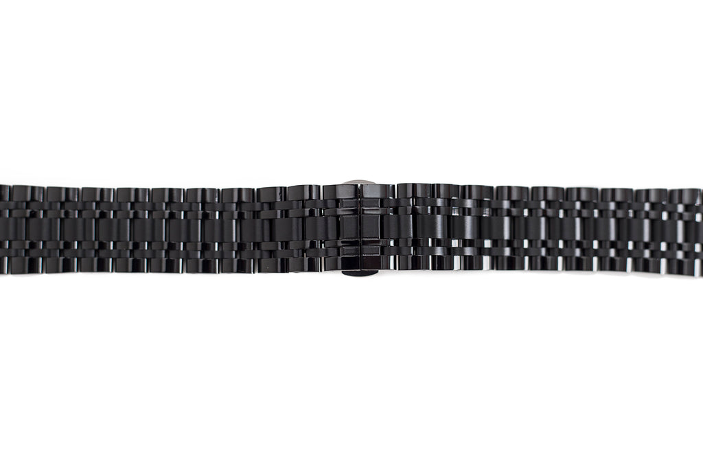 Black Metal Watch Band