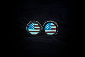 American Flag GLOW Cuff Links