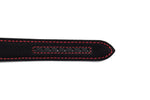 Black Kevlar Watch Strap, Red Stitch