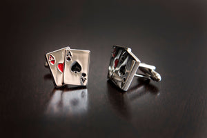 Pocket Aces Cuff Links