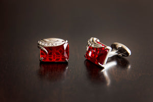 Elegant Stone Cuff Links