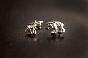 Bull & Bear Cuff Links