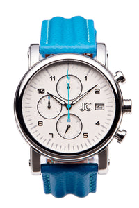 J.Ciro S3 White Dial Chronograph Watch