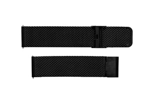 Black Mesh Bracelet (22mm)