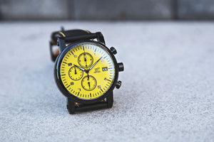 J.Ciro S3 Yellow Dial Chronograph Watch