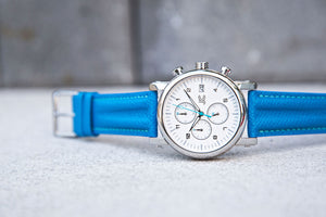 J.Ciro S3 White Dial Chronograph Watch