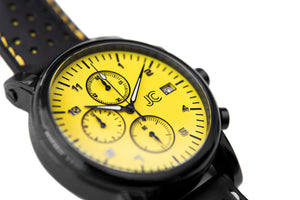 J.Ciro S3 Yellow Dial Chronograph Watch