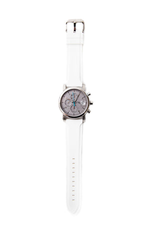 White Silicone Watch Strap