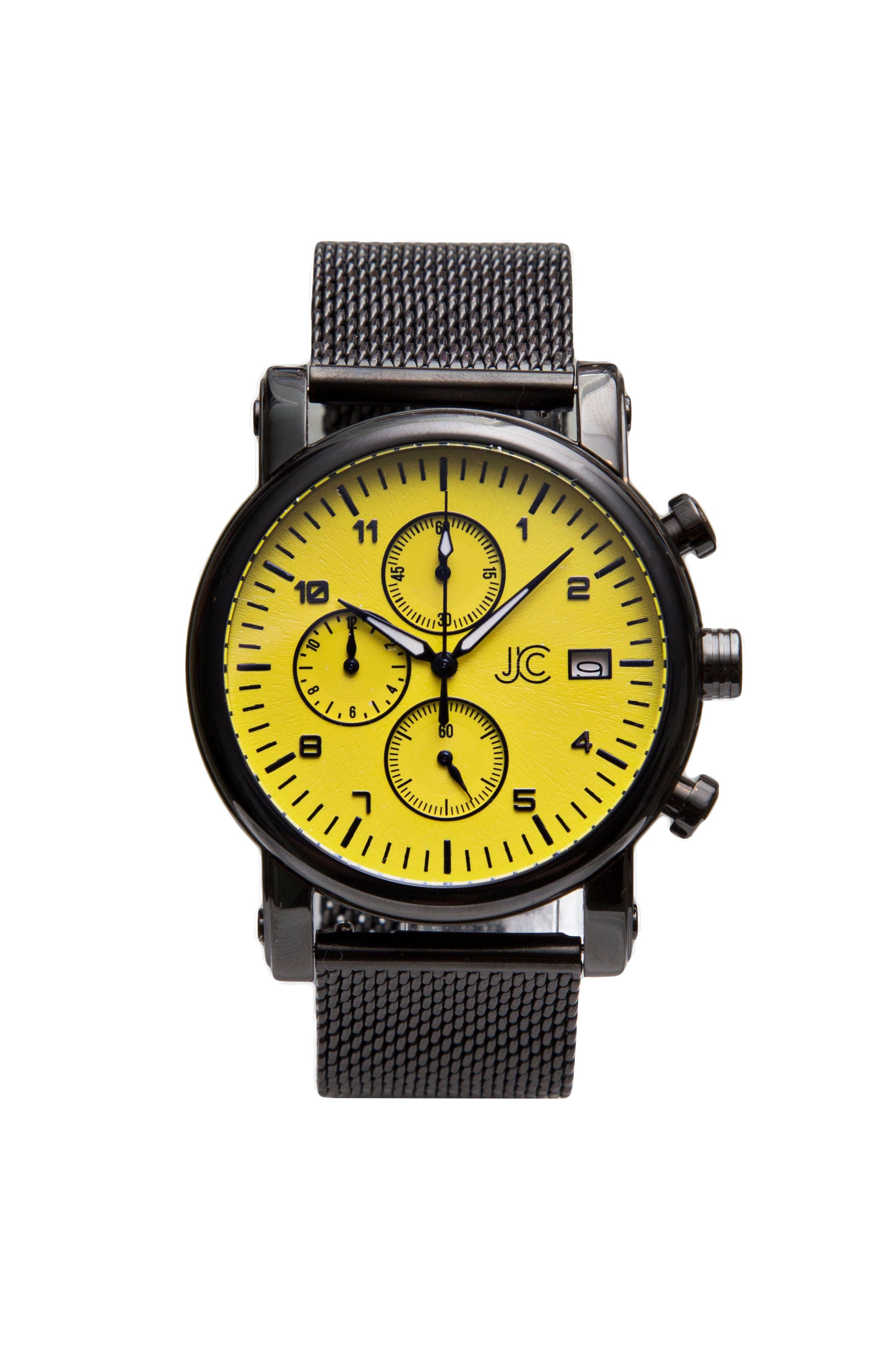 J.Ciro S3 Yellow Dial Chronograph Watch