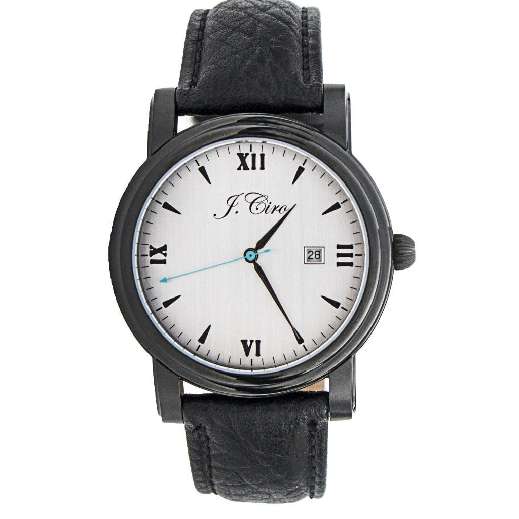 J.Ciro Ambassador Stealth White Dress Watch