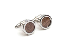 Wood Grain Cuff Links