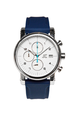 J.Ciro S3 White Dial Chronograph Watch